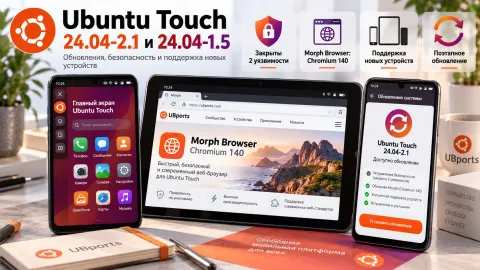 Ubuntu Touch закрыла две уязвимости с доступом root — релизы 24.04-2.1 и 24.04-1.5