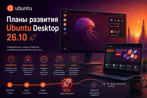 Ubuntu Desktop 26.10 — Canonical готовит фундамент для будущего Ubuntu 28.04 LTS