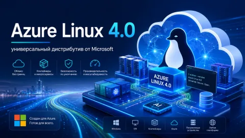 Microsoft анонсировал Azure Linux 4.0 — собственный универсальный Linux-дистрибутив для облака