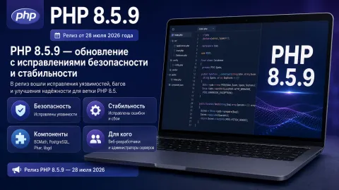 PHP 8.5.9 вышел с исправлениями уязвимостей в BCMath, PostgreSQL, Phar и libgd
