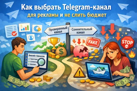 Как выбрать Telegram-канал для рекламы и не слить бюджет