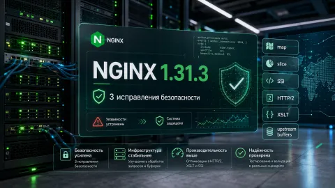 Три уязвимости закрыты в NGINX 1.31.3 — обновление затрагивает map, slice и SSI