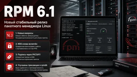 RPM 6.1.0 — возврат NSS, новые макросы и более удобная работа с транзакциями