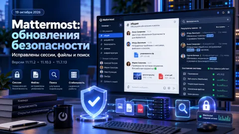 Mattermost закрыл проблемы безопасности в трёх ветках — исправлены ошибки сессий, файлов и поиска