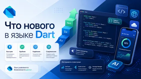 Dart 3.12 — меньше шаблонного кода, быстрее инструменты и заметный разворот к AI-разработке