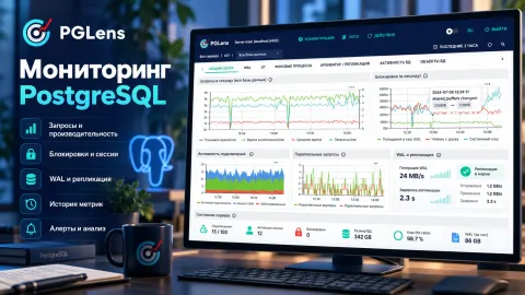 Мониторинг баз данных — как PostgreSQL показывает нагрузку, блокировки и причины замедления