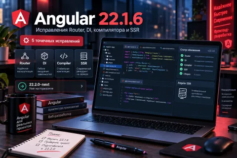 Angular 22.1.6 — исправления Router, DI, компилятора и SSR