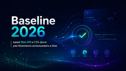 Baseline 2026: какие Web API и CSS-фичи уже безопасно использовать в бою