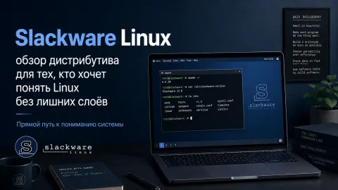 Slackware Linux — обзор дистрибутива для тех, кто хочет понять Linux без лишних слоёв