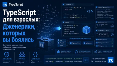 TypeScript для взрослых: Дженерики, которых вы боялись