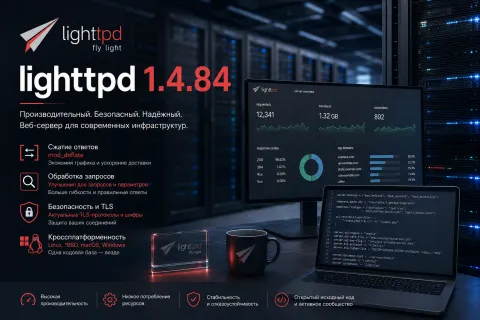 Lighttpd 1.4.84 исправляет ошибку в mod_deflate и улучшает обработку запросов