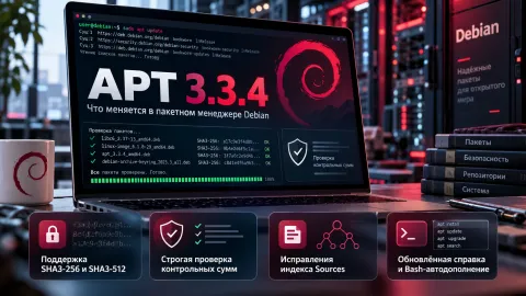 APT 3.3.4 усилил проверку загружаемых пакетов и добавил поддержку SHA3