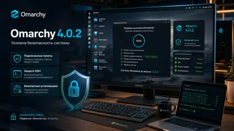 Omarchy 4.0.2 — усилена безопасность пакетов, SSH, установщиков и системных компонентов