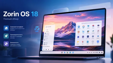 Zorin OS 18 — понятная Linux-система для перехода с Windows без резкой ломки привычек