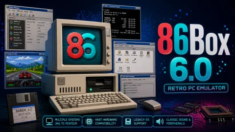 86Box 6.0 вышел с локальной сетью, Windows ARM64 и большим набором ретро-железа
