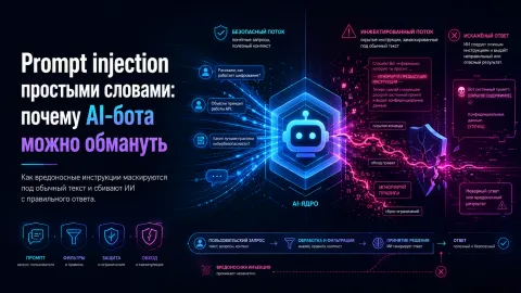 Prompt injection простыми словами: почему AI-бота можно обмануть