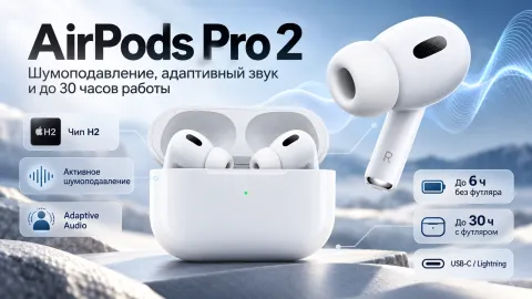 AirPods Pro 2 — обзор возможностей, звука, шумоподавления и автономности