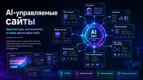 AI-управляемые сайты: Архитектура, инструменты и новая философия веба