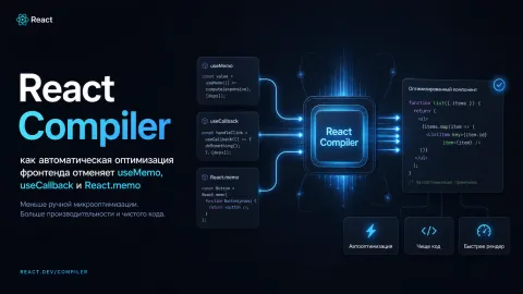 React Compiler: как автоматическая оптимизация фронтенда отменяет useMemo, useCallback и React.memo