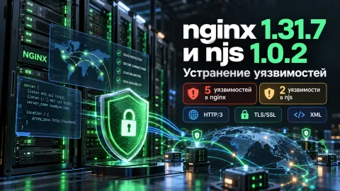 nginx 1.31.7 и njs 1.0.2 — семь исправленных уязвимостей в HTTP/3, TLS и XML