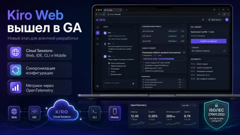 Kiro Web вышел в GA — браузерный агент стал полноценной частью среды разработки