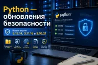 Python закрывает уязвимости сразу в трёх ветках — вышли 3.12.14, 3.11.16 и 3.10.21