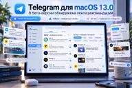 Telegram тестирует ленту новостей для macOS — публикации каналов и рекомендации по интересам