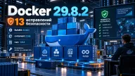 Docker Engine 29.8.2 устраняет 13 уязвимостей в Engine и BuildKit