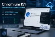Chromium 151 получил техническое обновление — стабильная ветка перешла на сборки 151.0.7922.75 и 151.0.7922.76