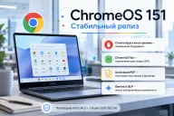 ChromeOS 151 дошла до Stable — Chrome Apps покинули киоск-режим, а ChromeOS Flex ужесточила требования к старой графике