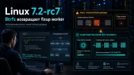 Linux 7.2-rc7 — Btrfs возвращает fixup worker после риска тихой потери данных