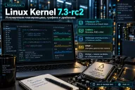 Linux Kernel 7.3-rc2 — исправления планировщика, графики и драйверов