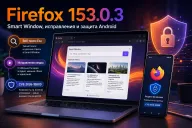 Firefox 153.0.3 — Smart Window получил веб-поиск, Android закрывает CVE-2026-18809
