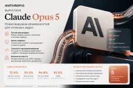 Anthropic выпустила Claude Opus 5