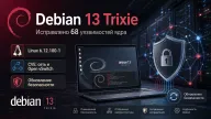 В Debian 13 Trixie закрыли 68 уязвимостей ядра — две затрагивают сеть и Open vSwitch