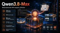 Qwen3.8-Max — 2,4 трлн параметров для кода, исследований и долгих агентных задач
