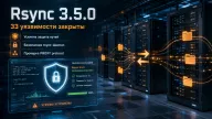 Rsync 3.5.0 закрывает 33 уязвимости — разработчики усилили защиту путей и daemon-протокола