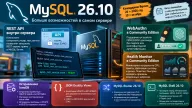 MySQL 26.10 — REST API внутри сервера, WebAuthn и мониторинг в Community Edition